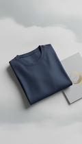 Navy Blue Premium Cotton T-Shirt